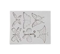 Hkfgdjdl Plaque de cuisson, moules en résine en forme de papillon, moules en silicone pour moulage de résine époxy pour la fabrication de jouets en forme de papillon