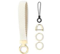 Hkfgdjdl Porte-clés de voiture multifonctionnel avec anneaux en métal solide, facile à installer pour les amateurs de plein air