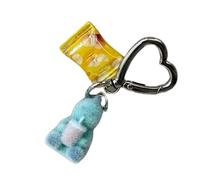 Hkfgdjdl Porte-clés en forme de voiture avec motif de dinosaure, doux au toucher