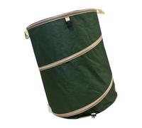 Hkfgdjdl Poubelle pliable avec tissu Oxford robuste et base rigide pour déchets de jardin extérieur collecte feuilles stor