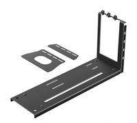 Hkfgdjdl Support d'extension de carte graphique vertical pour carte graphique PCIe3.0 en métal sans câble