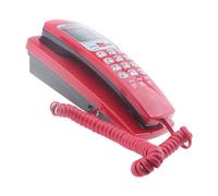 Hkfgdjdl Téléphone filaire mural avec affichage de l'appelant, stockage de rappel du dernier numéro et fonction de requête pour bureau et maison