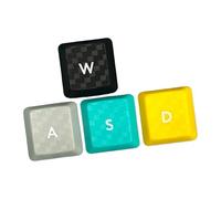 Hkfgdjdl Touches tactiles de texture rétroéclairées WASD flèches de remplacement pour clavier mécanique G813 G913 G913TKL