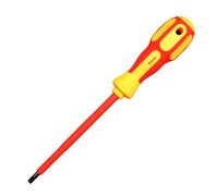 Hkfgdjdl Tournevis isolé fabriqué en acier au carbone de qualité supérieure pour la fixation électrique et les projets d'artisanat avec prise en main facile