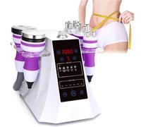 HKFGSHOP Appareil De Beauté pour Brûler Les Graisses À 40 KHz, Appareil De Massage Corporel RF 5 en 1 avec 5 Sondes, Durée Réglable/5 Modes, Cavitation pour Mincir Le Corps, pour Salon De Spa
