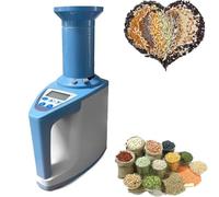 HKFGSHOP Machine De Test Dhumidité des Grains, Testeur Dhumidité De Haute Précision avec Écran LCD, Mesure Rapide en 10 Secondes, Précision De 0,5%, pour 24 Grains Dont Le Café, Le Blé, Le Maïs Et Le