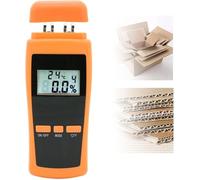 HKFGSHOP Testeur D'humidité du Papier, Instrument De Mesure De La Teneur en Humidité du Papier, Affichage De La Température en Temps Réel/Mesure Rapide en 0,5s, pour Papier Ordinaire, Carton Ondulé