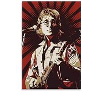 HKFLD Kit de peinture diamant à faire soi-même, perceuse, John Lennon, chanteur principal du groupe de rock The Beatles, image en strass 5D, artisanat en cristal 6k380g30x40CM