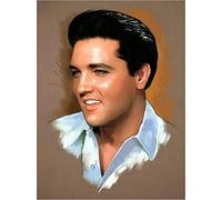 HKFLD Peinture diamant Elvis « Portrait », 5D, carré/rond, mosaïque diamant, 6k344g40x50CM