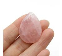 HKGYTRBN Breloques pour Bracelet en Quartz Rose et Fluorite Verte, Cristaux de guérison pour la Fabrication de Bijoux, Colliers et Boucles d'oreilles, 1 pièce