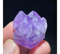 HKGYTRBN Cristaux, grappes de Fleurs d'améthyste Naturelle, Pierres brutes, spécimens minéraux de