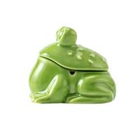 HKGYTRBN Décoration d'intérieur créative en céramique, cendrier en Forme de Grenouille, décoration Artisanale, Petit thé, Accessoires de Rangement pour Animaux de Compagnie