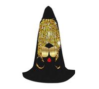 HKHLHLH Adorable costume de sorcière africaine à pois pour adolescent, bal masqué, fête d'Halloween, cosplay