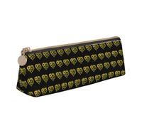 HKHLHLH Blessed to Be Called Nana Étui en cuir avec fermeture éclair pour enfants pour l'école et le bureau Motif tournesol, blanc, Taille unique, Trousse de maquillage