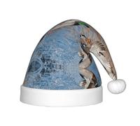 HKHLHLH Chapeau de Père Noël chantant des canards colverts - Chapeau de Noël pour spectacles sur scène et événements scolaires - Chapeau d'anniversaire de Noël