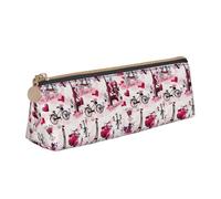 HKHLHLH Cityscape Paris Tour Eiffel Trousse à crayons multifonction pour enfants, école, travail, voyage, blanc, Taille unique, Organiseur de sac