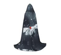 HKHLHLH Coccinelle sur marguerite sorcière sorcière vampire magicien cape à capuche pour adolescents bal masqué Halloween fête cosplay