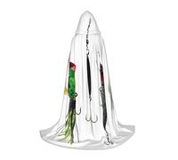 HKHLHLH Divers types d'appâts de pêche, costume de sorcière, vampire, magicien, cape à capuche pour adolescents, bal masqué, Halloween, fête costumée