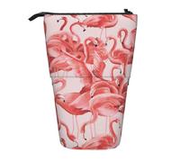 HKHLHLH Flamingo1 Trousse à crayons télescopique avec support pour stylos et cosmétiques, pour filles, garçons, étudiants, Noir , Taille unique, Organiseur de sac