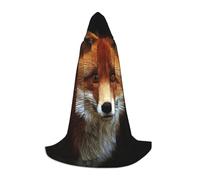 HKHLHLH Fox2 Costume de sorcière vampire avec cape à capuche pour adolescent, bal masqué, fête d'Halloween, cosplay