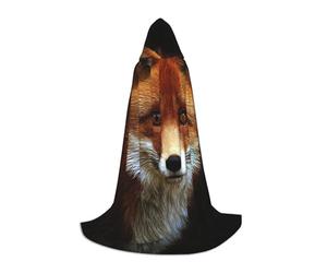 HKHLHLH Fox2 Costume de sorcière vampire avec cape à capuche pour adolescent, bal masqué, fête d'Halloween, cosplay