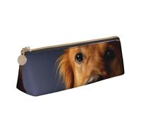 HKHLHLH Golden Retriever1 Trousse à crayons multifonction pour enfants, pour l'école, le travail, les voyages, blanc, Taille unique, Organiseur de sac