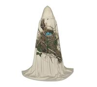 HKHLHLH Nid d'oiseaux sorcière vampire sorcier cape à capuche pour adolescents bal masqué Halloween fête cosplay