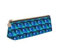 HKHLHLH Northern Lights1 Trousse en cuir avec fermeture éclair pour stylos et crayons pratique pour enfants pour l'école et le bureau, blanc, Taille unique, Trousse de maquillage