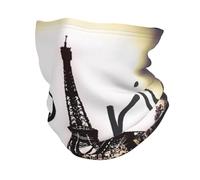 HKHLHLH Tour Eiffel Tour de cou Love Paris, cagoule multifonctionnelle, masque de protection contre le vent pour l'extérieur par temps froid