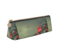 HKHLHLH Trousse à crayons multifonction pour enfants, motif fleur de lotus et libellule pour l'école, le travail, les voyages, blanc, Taille unique, Organiseur de sac