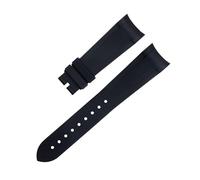 HKIDKK Bracelet de montre en caoutchouc fluoro 22 mm spécial pour bracelet Tudor Bay GMT avec extrémité incurvée et boucle déployante Cadran de 41 mm, 22MM, Agate