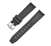 HKIDKK Bracelet de montre en caoutchouc Rolex 20 mm 22 mm 21 mm, 21mm, Agate