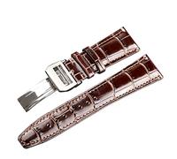 HKIDKK Bracelet de montre en cuir véritable pour IWC Portugues Pilot 22 mm, 22mm, Agate