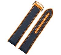 HKIDKK Bracelet de montre en nylon et caoutchouc pour Omega Seamaster 300 Ocean 20 mm 22 mm, 22mm, Agate