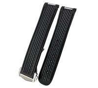 HKIDKK Bracelet de montre pour Omega Seamaster Aqua Terra AT150 Ultra léger 8900 en silicone avec boucle déployante 20 mm, 21mm, Agate