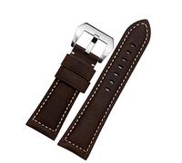 HKIDKK Bracelet de montre rétro en cuir véritable pour Panerai PAM111 441 20 mm 24 mm 26 mm, 22mm, Agate