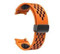 HKIDKK Bracelet en silicone 20 mm pour Samsung Galaxy Watch 7 6 5 4 40 mm 44 mm 5Pro 45 mm Boucle magnétique sans espaces Bande 6 Classic 43 mm 47 mm 42 bracelets de montre(OB-B,Watch 4 6 classic)