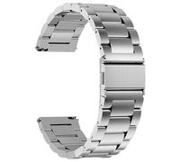 HKIDKK Bracelets de montre à chaîne en métal à dégagement rapide, Bracelet de montre à maillons en acier inoxydable 18mm, 19mm, 20mm, 22mm pour hommes et femmes(Silver,22MM)