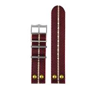 HKIDKK Omega Seamaster 300 Bracelet de montre en toile nylon 20 mm 22 mm avec rivets, 22mm, Agate