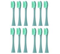 HKIEYDk Lot de 12 têtes de Brosse à Dents électriques de Rechange compatibles avec Les Buses à Poils Oclean X/X Pro/ Z1/ F1/ One/Air 2/ SE (12 pièces Grises)(12pcs Green)