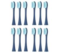 HKIEYDk Lot de 12 têtes de Brosse à Dents électriques de Rechange compatibles avec Les Buses à Poils Oclean X/X Pro/ Z1/ F1/ One/Air 2/ SE (12 pièces Grises)(12pcs Blue)