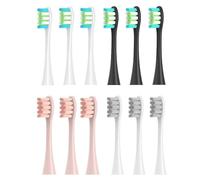 HKIEYDk Lot de 12 têtes de Brosse à Dents électriques de Rechange compatibles avec Les Buses à Poils Oclean X/X Pro/ Z1/ F1/ One/Air 2/ SE (12 pièces Grises)(12pcs 4 Color Type)