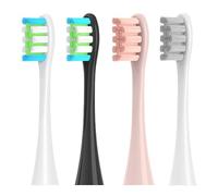 HKIEYDk Lot de 4 têtes de Brosse de Rechange compatibles avec Les brosses à Dents électriques soniques Oclean X/X PRO/Z1/F1/One/Air 2/SE Bristle (Rose)(4 Color)