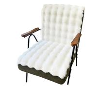 HKJGNH Coussin antidérapant en Peluche à Motifs Bulles pour Fauteuil À Bascule Housses pour Fauteuil De Salon Protections Lavables pour Meubles(White,80x180cm/31x71in)