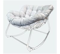 HKJGNH Coussin de Chaise à Bascule Imperméable pour Salon, Confortable de 13 Cm D'épaisseur pour Extérieur et Intérieur, Coussin de Chaise Papasan Double pour Jardin, Terrasse(@2,125 x 115 x 13 cm.)