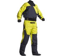hKjPlvf Combinaison étanche pour Homme, Combinaison De Plongée étanche 3 Couches en Tissu Respirant Et ImperméAble avec Latex Au Niveau du Cou Et des Poignets, Fermeture éClair sur Le Devant,Yellow-M