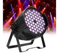 hKjPlvf Lumière par LED, Lumière De Scèbe à LED RGB 54 X 3 W 3 en 1, éClairage De ScèNe Dmx512 pour DJ Disco Party Wedding Event Performance, Commande Vocale/TéLéCommande,1pcs