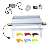 hKjPlvf Machine à Cintrer Acrylique,Cintreuse Plastique Acrylique PVC 30/60/125 Cm, Cintreuse Manuelle à Chaud avec Support De RéGlage d'angle pour Cintrage De Plastique De 1 à 6 Mm,30cm