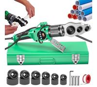 hKjPlvf Machine à souder Les Tubes, 800 W/1 000 W, thermofusible 0-320 °C pour PPR/PE/PVC (20-32 mm/20-63 mm), Outil de soudage par Fusion électrique pour plomberie et ateliers de réparation,#63