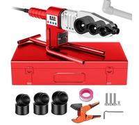 hKjPlvf Machine à souder Les Tubes, Soudeuse de Tubes en Plastique (20-32 mm/20-63 mm), Affichage numérique, soudeuse par Fusion pour Tubes PPR, thermofusible 0-320 °C pour Tubes PPR/PE/PB,#32